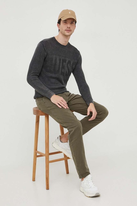 Tommy Hilfiger spodnie MW0MW32131 zielony AW23