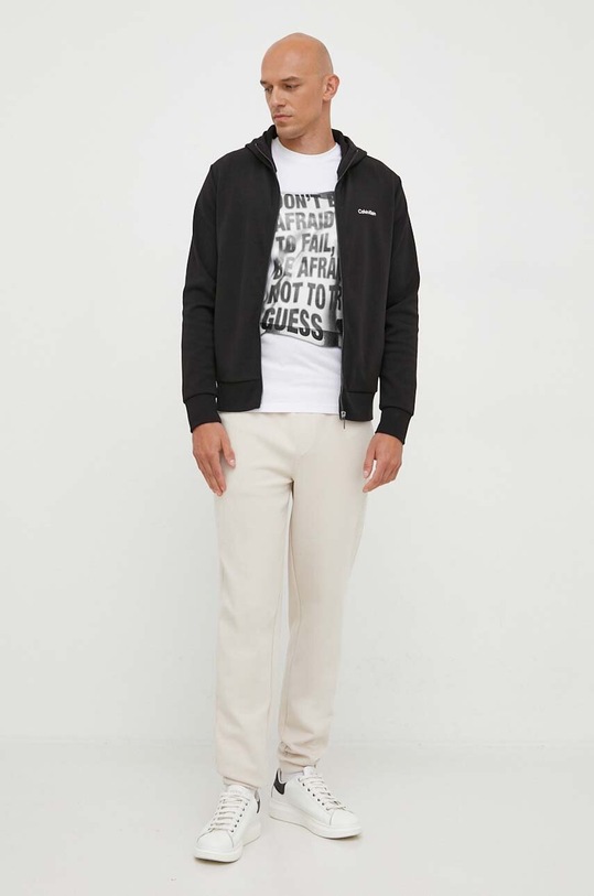 Παντελόνι φόρμας Calvin Klein K10K111566 μπεζ AW23