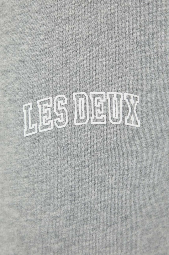 Les Deux spodnie dresowe bawełniane szary LDM530028