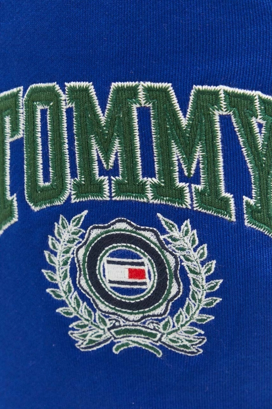 Pamučni donji dio trenirke Tommy Jeans mornarsko plava DM0DM16772