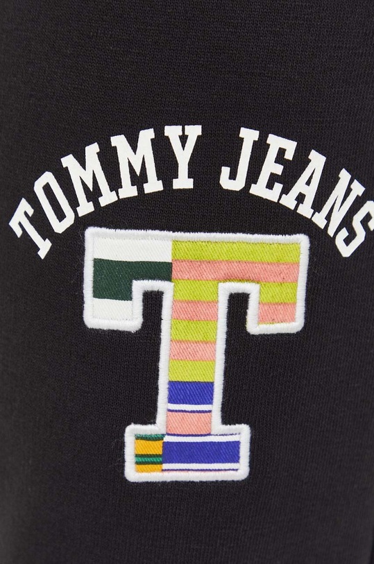 Tommy Jeans pantaloni de trening din bumbac negru DM0DM16773