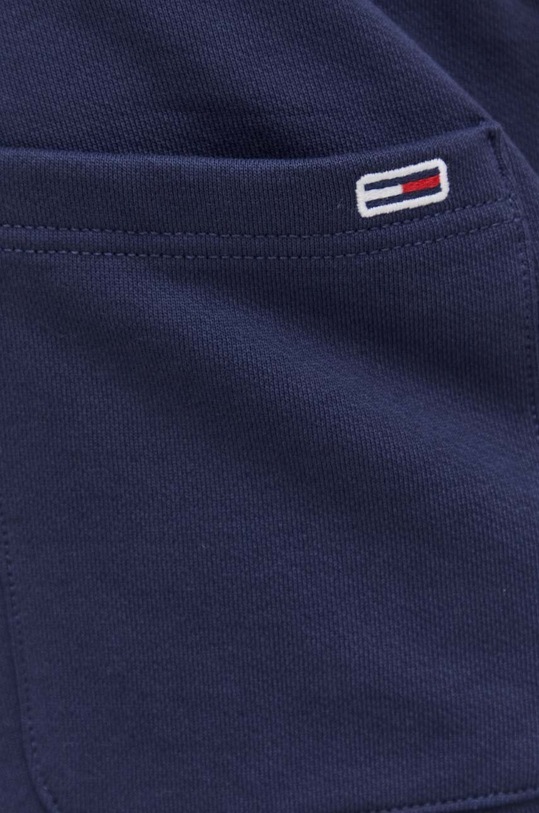 Βαμβακερό παντελόνι Tommy Jeans σκούρο μπλε DM0DM16782