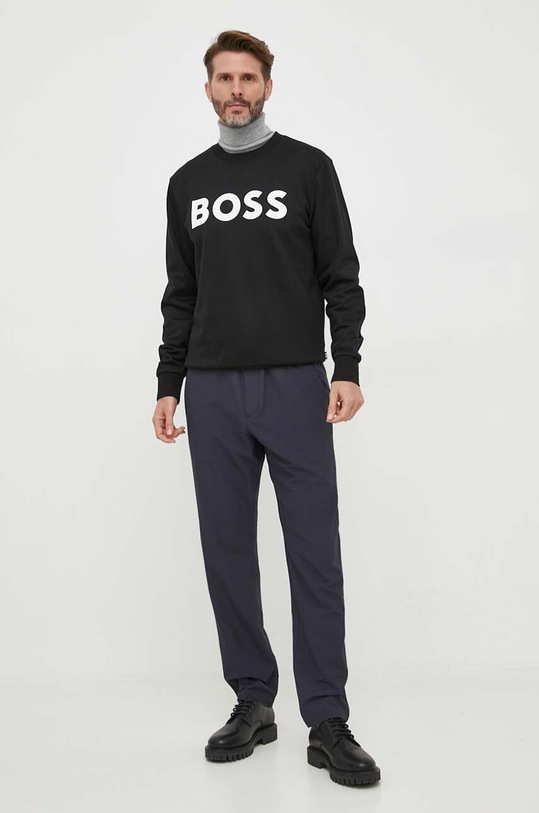 Boss Green pantaloni BOSS GREEN 50495487 bleumarin AW23