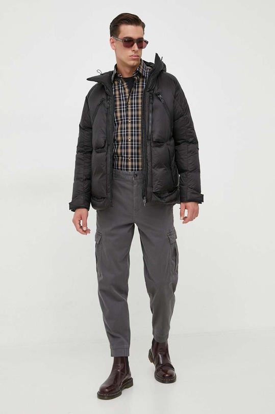 BOSS Orange spodnie 50494347 szary AW23