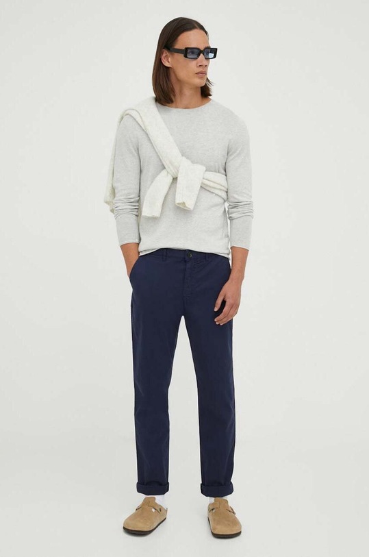 PS Paul Smith spodnie M2R.959R.L21697 granatowy AW23