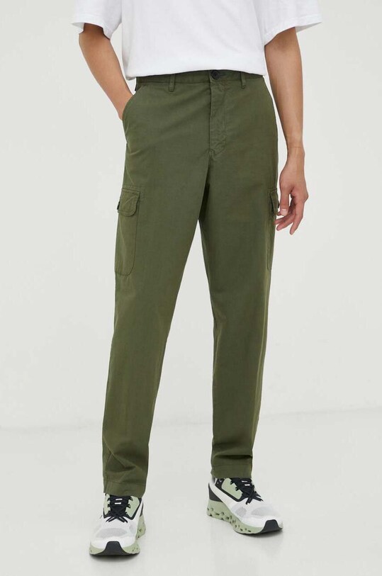 PS Paul Smith spodnie z elastanem zielony M2R.359Y.L21553