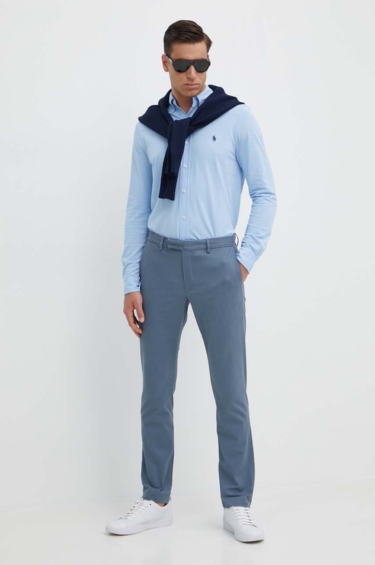 Παντελόνι Polo Ralph Lauren 710644988 μπλε AA00