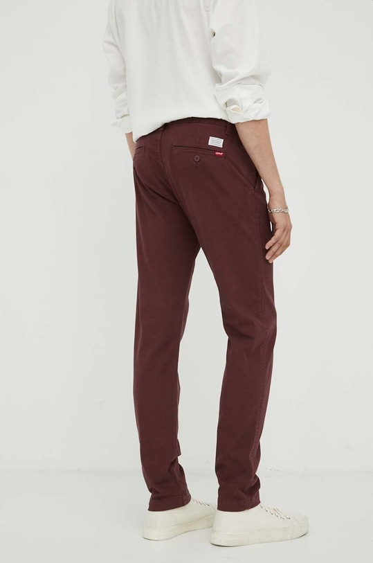 Odzież Levi's spodnie 17199.0084 bordowy