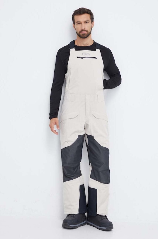 Nohavice Columbia Highland jednofarebný béžová 2050651