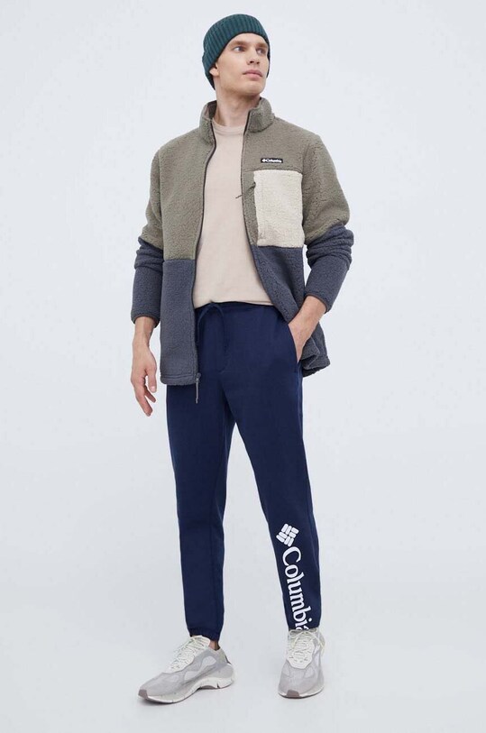 Tepláky Columbia Trek pletenina námořnická modř 1957944