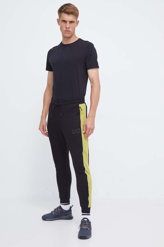 EA7 Emporio Armani spodnie dresowe 6RPP64.PJ07Z czarny AW23
