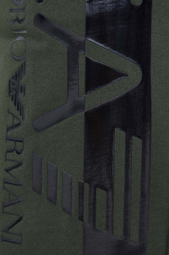 Bavlnené tepláky EA7 Emporio Armani zelená 6RPP73.PJ05Z