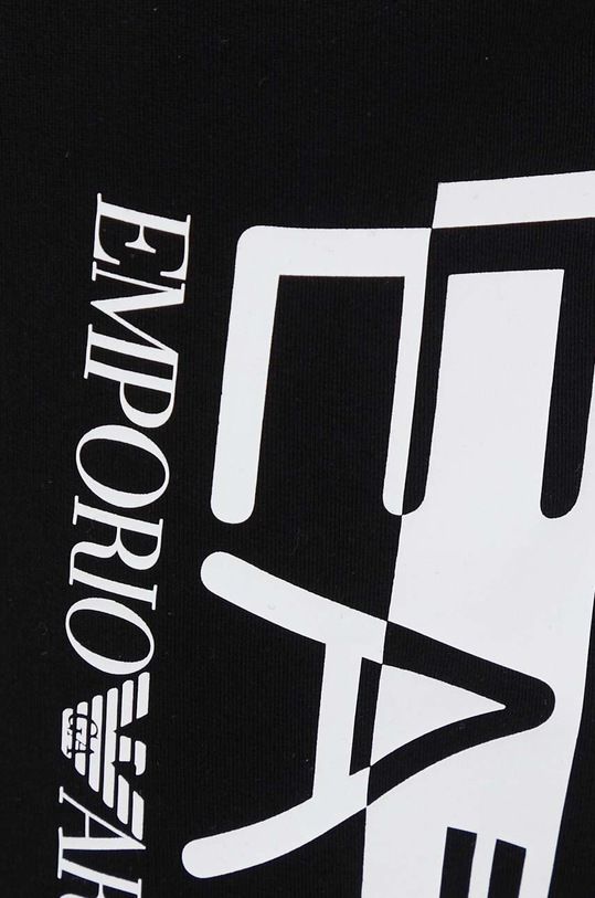 Bavlnené tepláky EA7 Emporio Armani čierna 6RPP73.PJ05Z