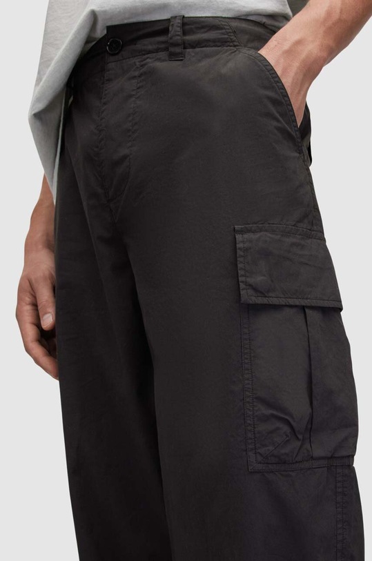 AllSaints pantaloni de bumbac Talka negru MM058Y