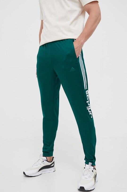 adidas pantaloni de trening tricotaj verde IM2935