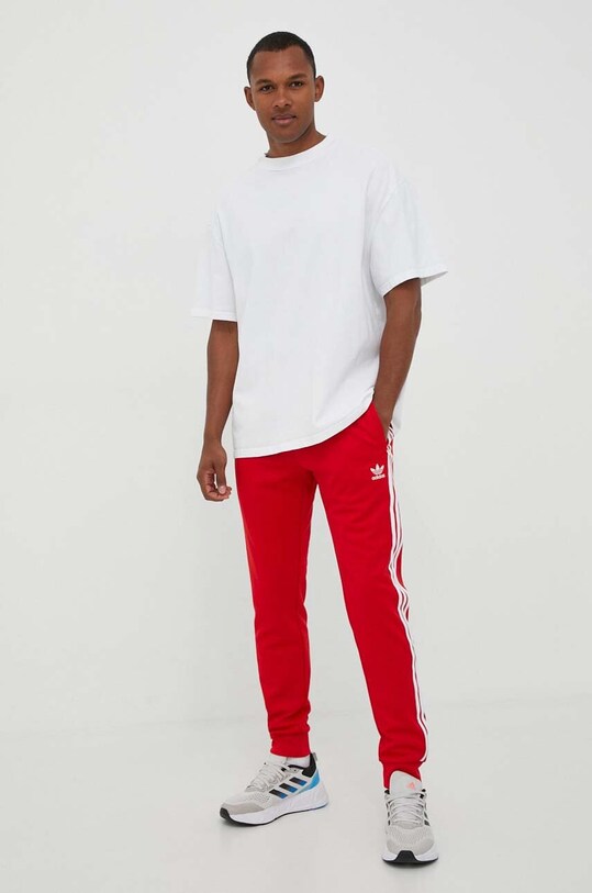 Спортен панталон adidas Originals Adicolor Classics SST Track Pants IM4543 червен SS24