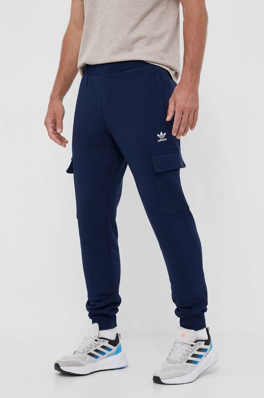 adidas Originals pantaloni de trening tricotaj bleumarin IU4875
