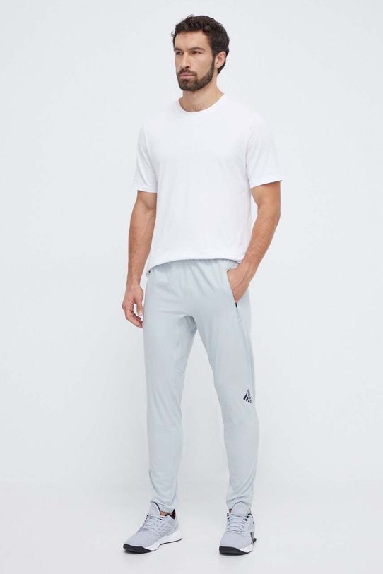 Παντελόνι προπόνησης adidas Performance Designed for Training IL1402 γκρί AW23