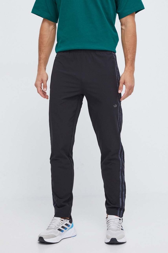 Tepláky adidas Originals látka černá IL4981