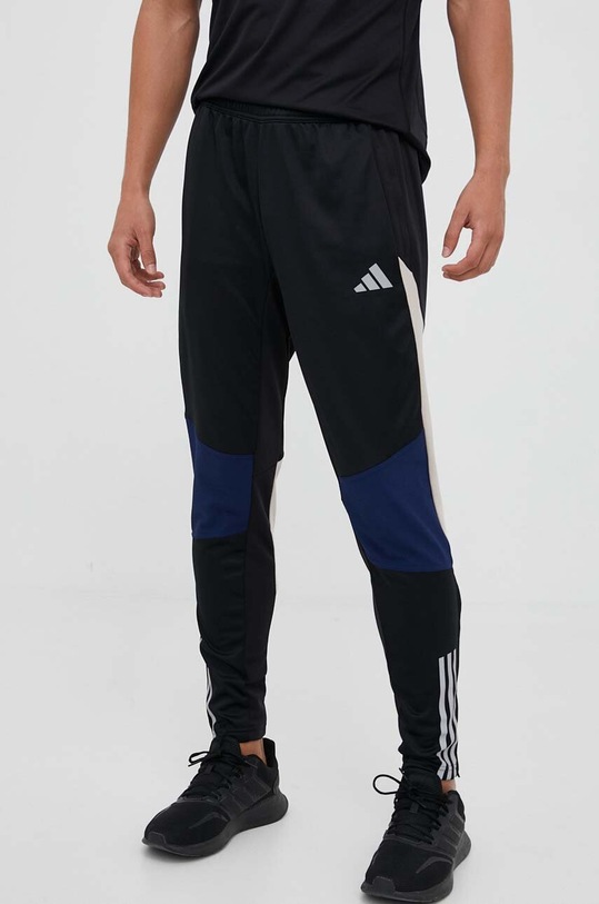 Παντελόνι προπόνησης adidas Performance Tiro 23 Competition Winterized πλεκτό ύφασμα μαύρο IL7263