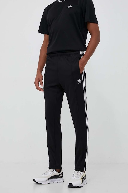 Спортен панталон adidas Originals Adicolor Classics Beckenbauer трикотаж черен II5764