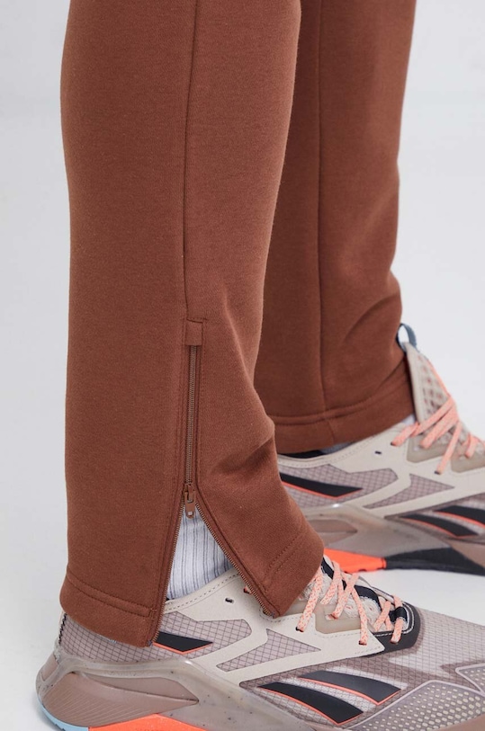 adidas spodnie dresowe IJ6901 brązowy