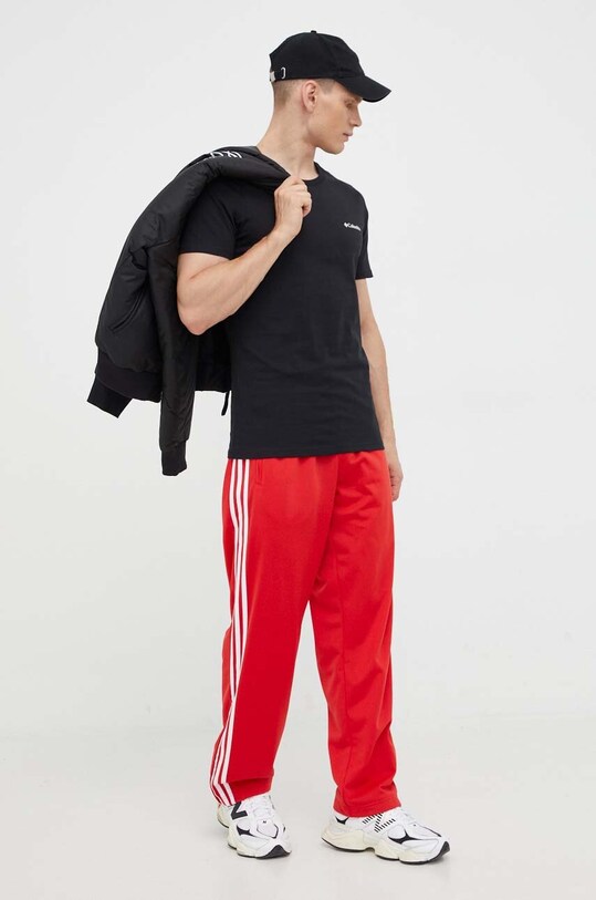 Спортен панталон adidas Originals Adicolor Classics Firebird IJ7057 червен SS24