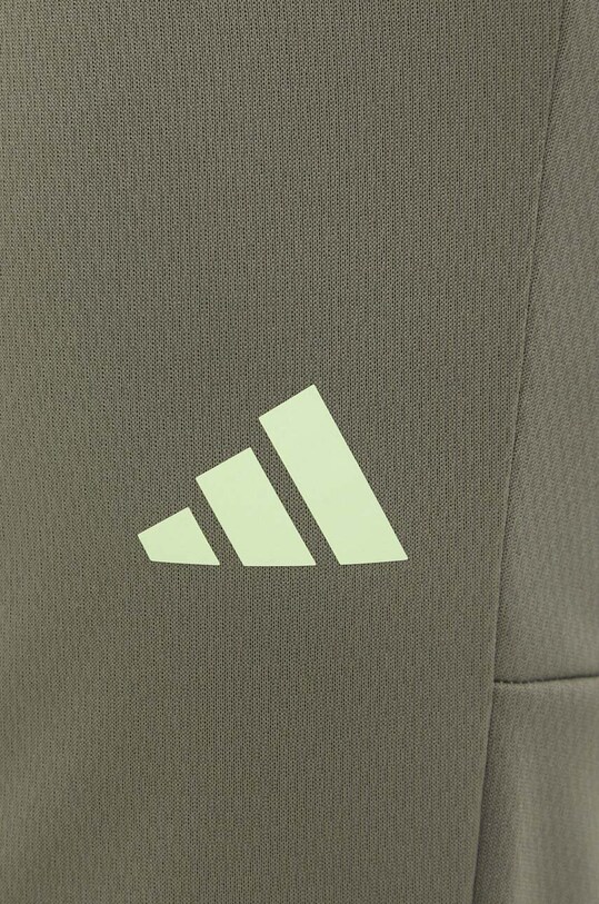Штани для тренувань adidas Performance Train Essentials Seasonal зелений IJ9611