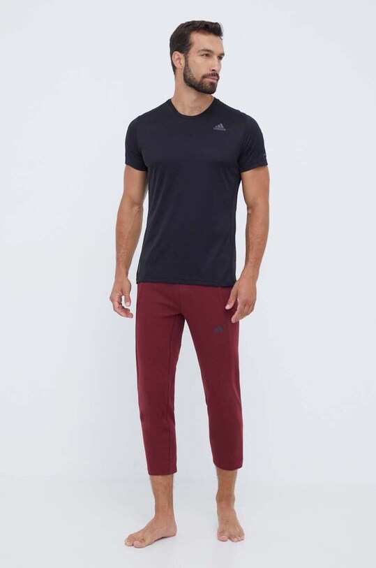 Штани для тренувань adidas Performance Base IB3483 бордо AW23