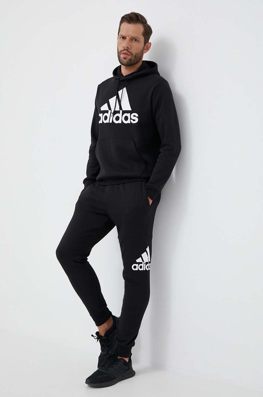 Спортивные штаны adidas трикотаж чёрный IB4025
