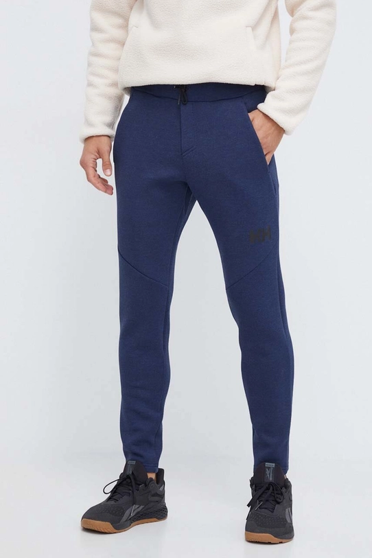 Helly Hansen pantaloni de trening tricotaj bleumarin 34270..