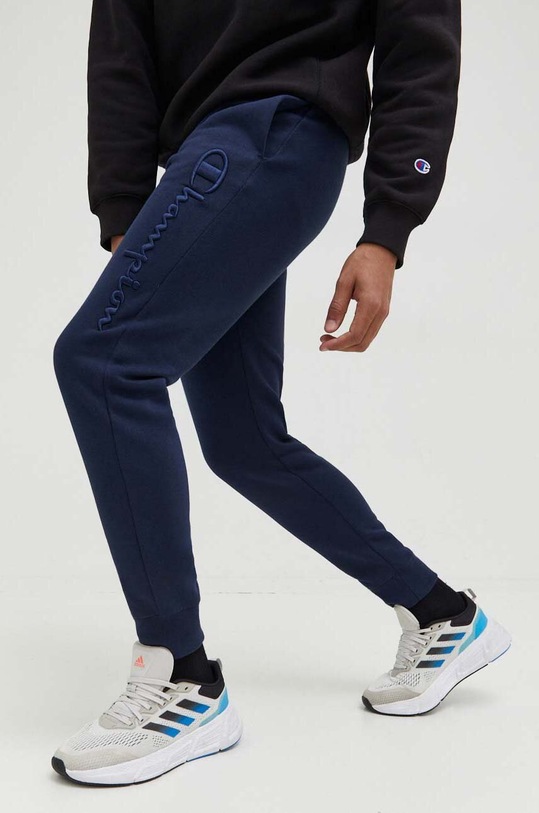 Champion pantaloni de trening tricotaj bleumarin 219063.