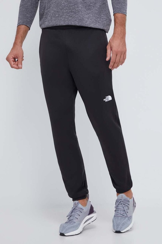 The North Face pantaloni de trening Reaxion tricotaj negru NF0A7Z9PJK31