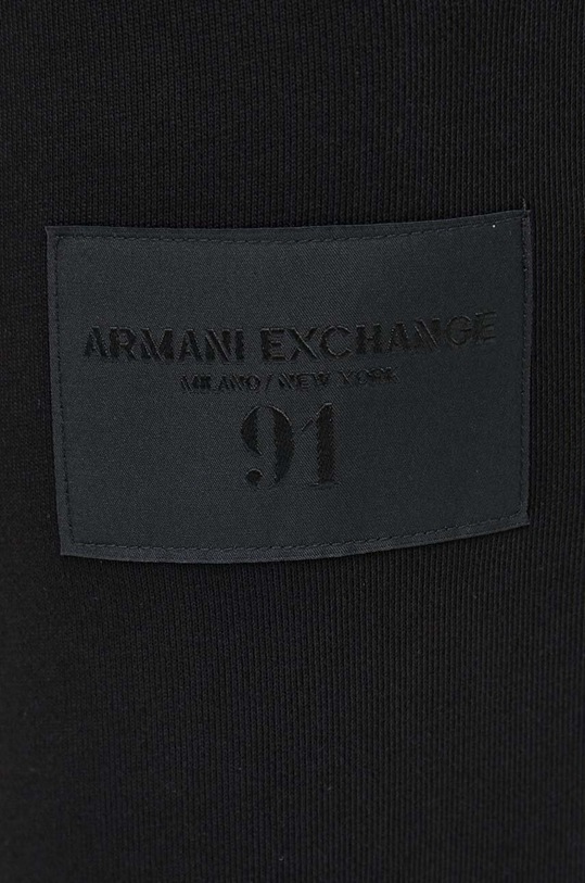 Bavlnené tepláky Armani Exchange čierna 6RZPLM.ZJ4XZ