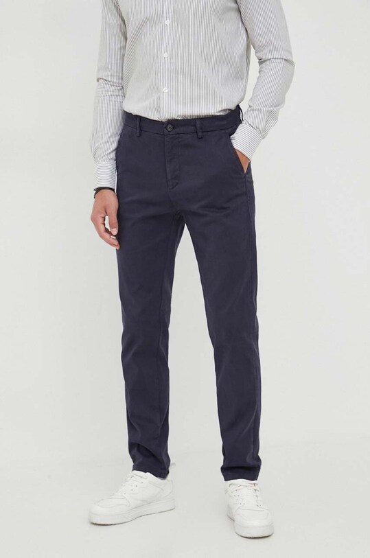 North Sails pantaloni chinos bleumarin 673041