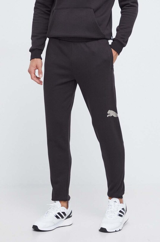 Спортивні штани Puma трикотаж чорний 675926