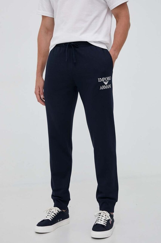 Emporio Armani Underwear spodnie dresowe dzianina granatowy 111873.3F571