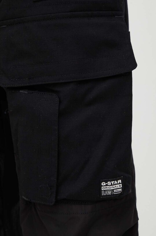 Odzież G-Star Raw spodnie bawełniane D23636.D384 czarny