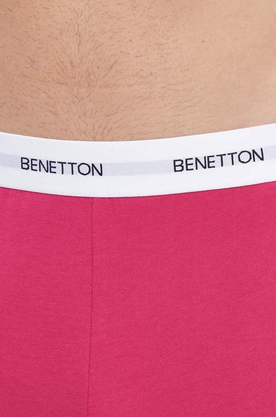 Ρούχα Βαμβακερό παντελόνι United Colors of Benetton 30964F00G.2E8 ροζ