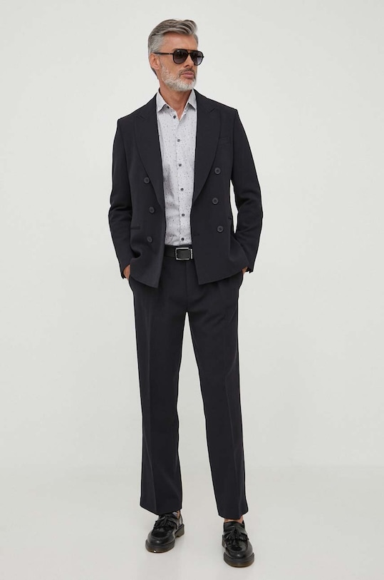 Брюки United Colors of Benetton 49HHUF03F.100 чёрный AW23