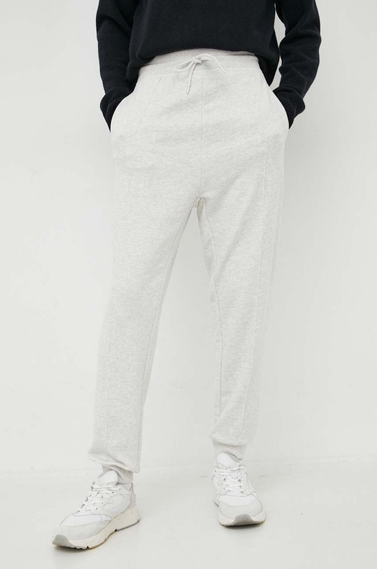 Βαμβακερό παντελόνι Boss Orange BOSS ORANGE βαμβάκι γκρί 50499275