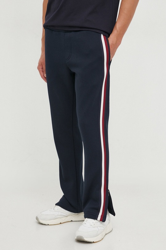 Tommy Hilfiger spodnie dresowe dzianina granatowy MW0MW32677
