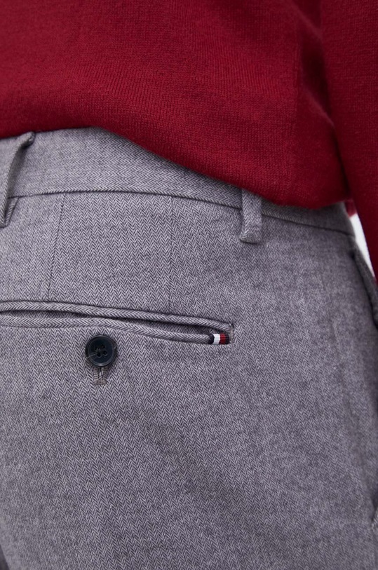 Kalhoty Tommy Hilfiger šedá MW0MW33428