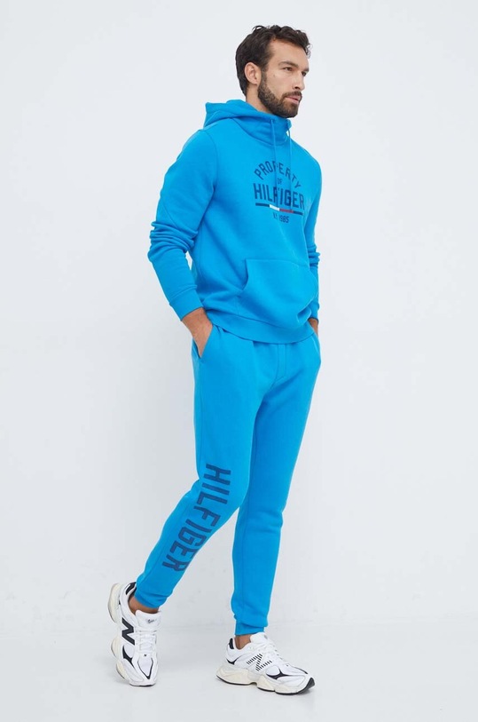Tommy Hilfiger spodnie dresowe MW0MW32629 niebieski AW23