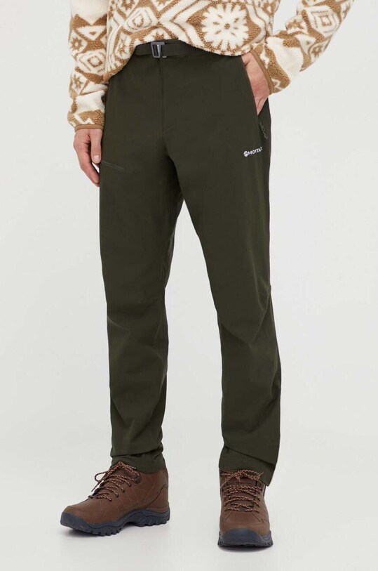 Montane pantaloni de exterior Tenacity panza verde MTYPR15