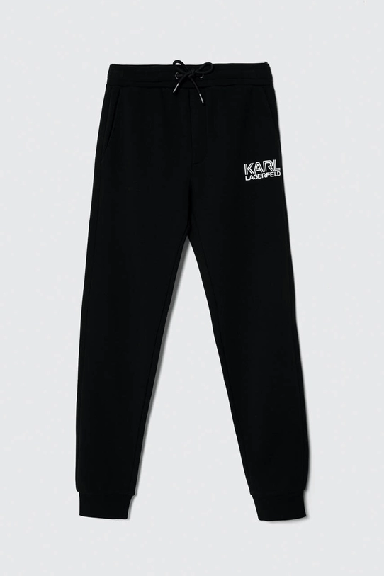 Karl Lagerfeld pantaloni de trening tricotaj negru 534910.705005