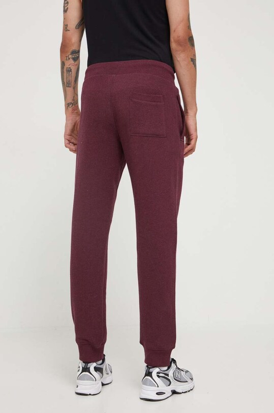 Odzież Superdry spodnie dresowe M7011032A.7PY bordowy