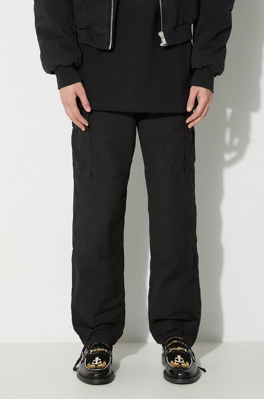 Βαμβακερό παντελόνι Stan Ray CARGO PANT βαμβάκι μαύρο AW2310249