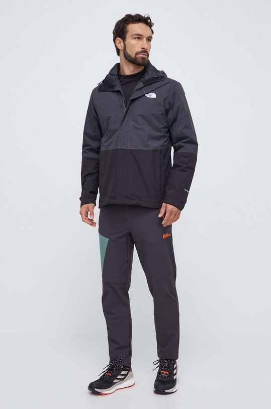 Hlače outdoor Jack Wolfskin Glastal Winter 1508531 siva AW24