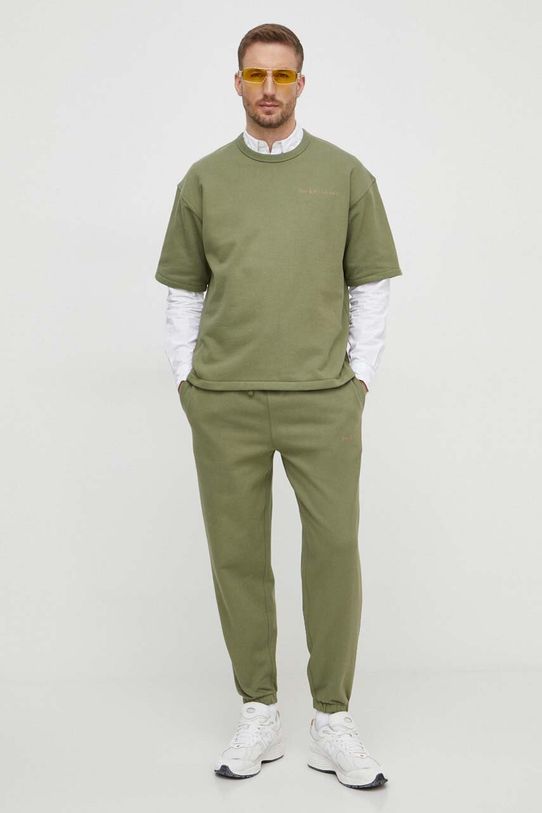 Hlače Polo Ralph Lauren 710917906 zelena AW24